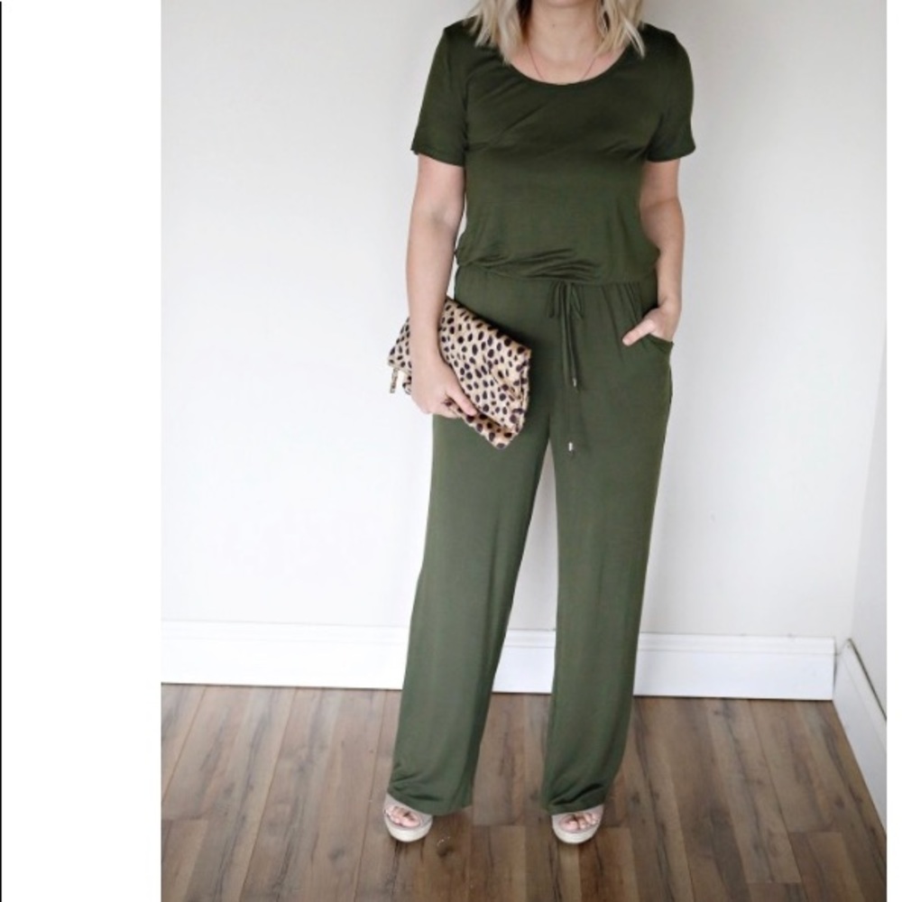 Olive jumpsuit